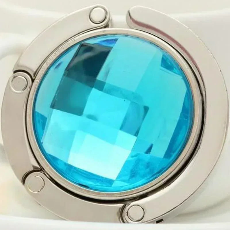 Foldable Crystal Bag Hook for Table