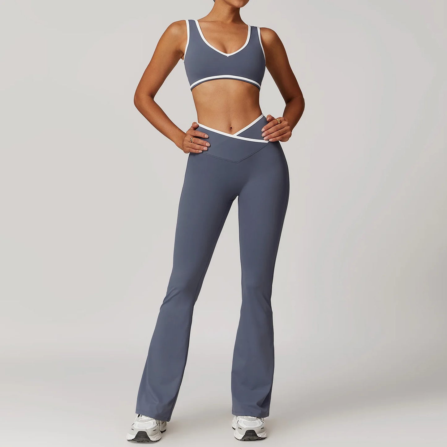 2PCS Women's Yoga Set – Long Pants or Shorts