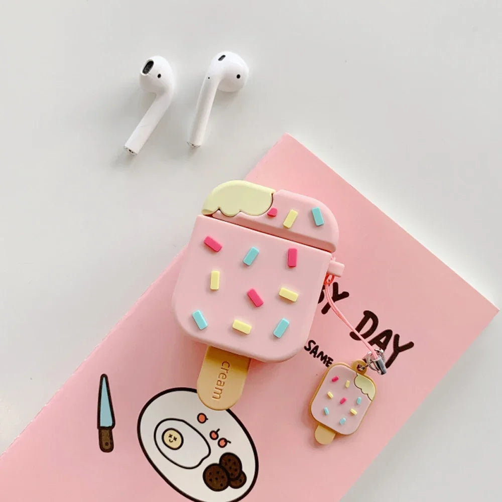 3D Cartoon AirPods Case – Playful Variety of Designs