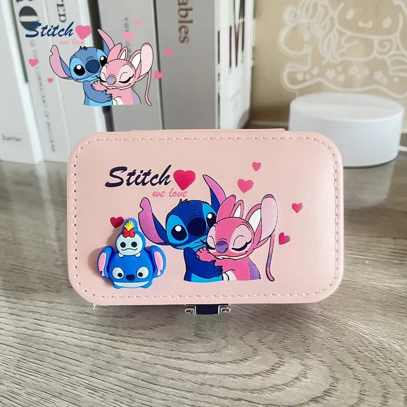 Mickey & Minnie Cartoon Jewelry Storage Box – Cute Accessories Organizer