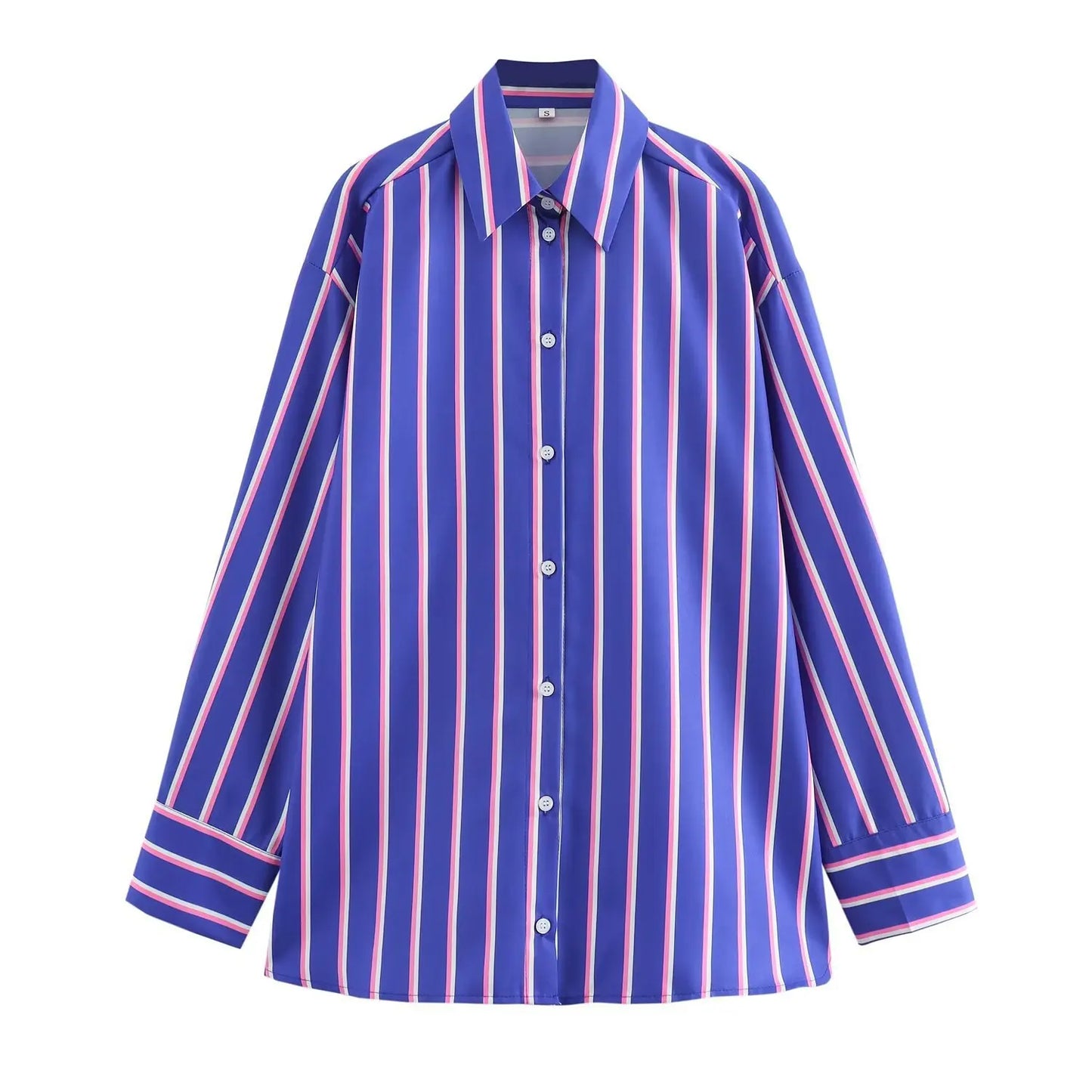 Striped Shirt & Pants Two-Piece Set