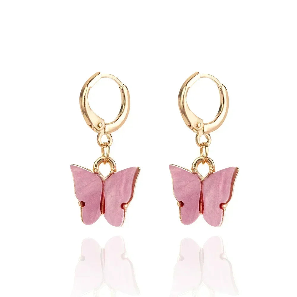 Elegant Butterfly Shell Earrings