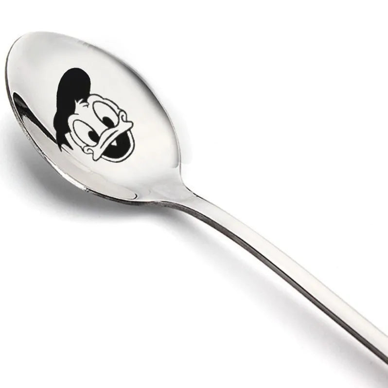Mickey Mouse Stainless Steel Long Spoon