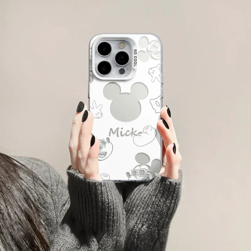 Mickey & Minnie Shadow Cartoon Case
