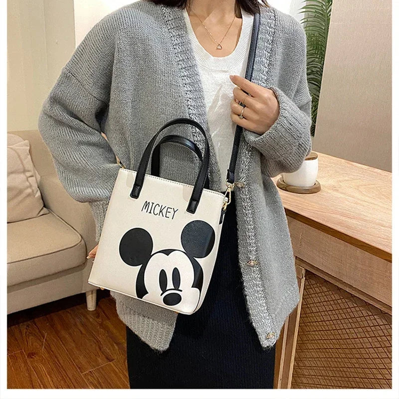 Mickey Mouse Cartoon Handbag – Stylish Shoulder & Crossbody Tote Bag