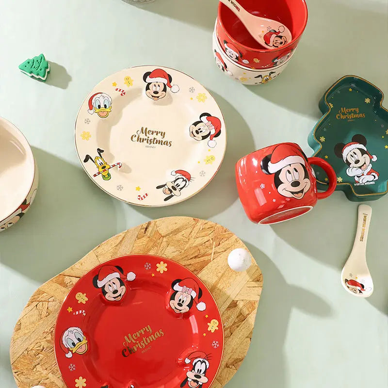 Mickey Christmas Ceramic Dinnerware