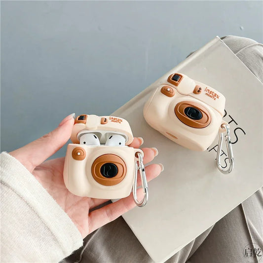 Polaroid Camera AirPods Case – Retro Charm for Photography Lovers