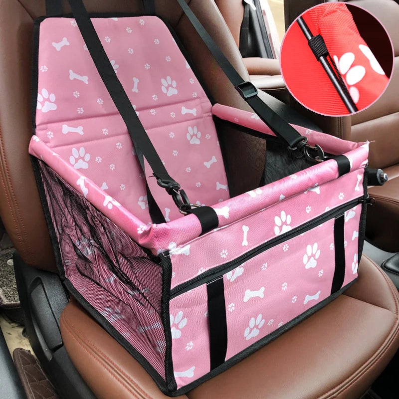 Folding Pet Car Seat – Safe & Comfy Travel for Pets