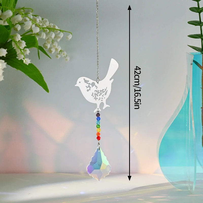 Bird Crystal Sun Catcher for Home & Garden Decoration