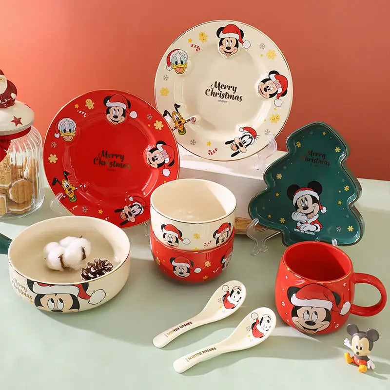 Mickey Christmas Ceramic Dinnerware