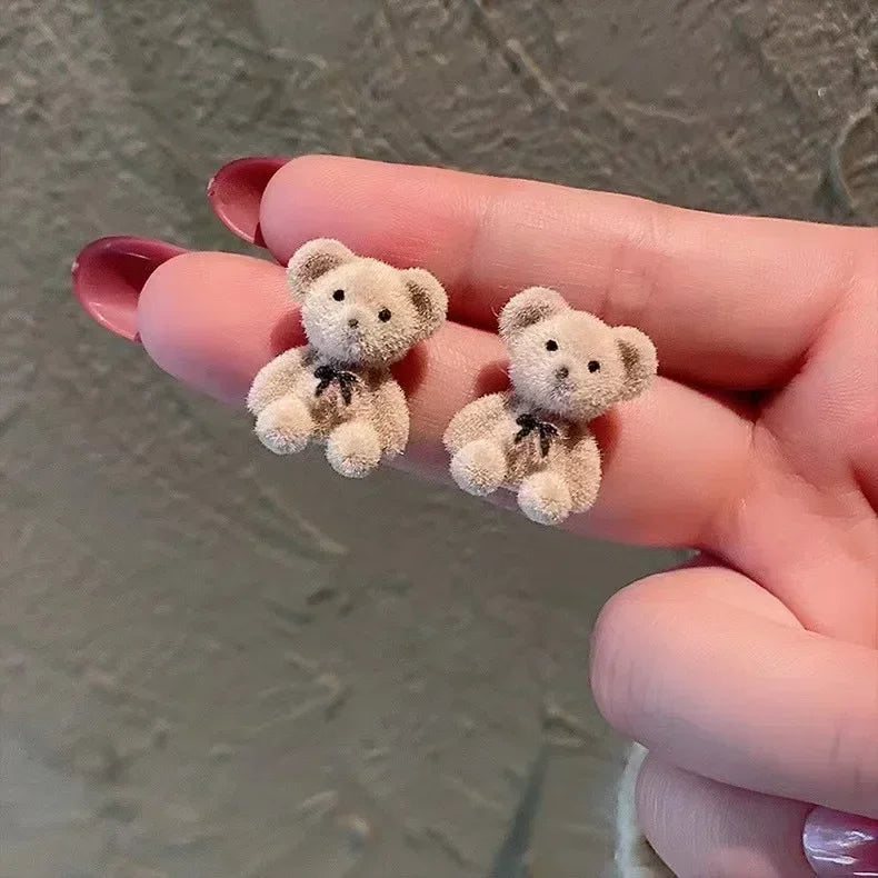 Cute Bear Earrings – Soft & Playful Charm
