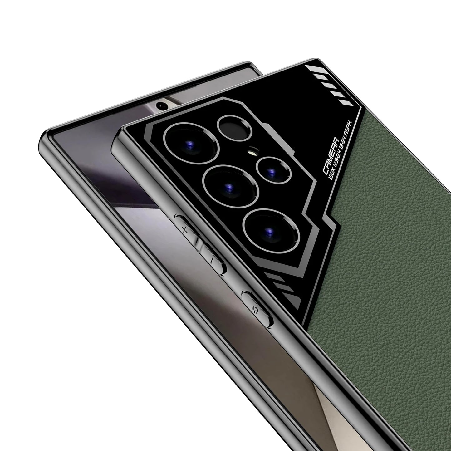 Luxury Leather Business Edition Phone Case – Soft Skin Feel Protective Cover for Samsung Galaxy S24 Ultra