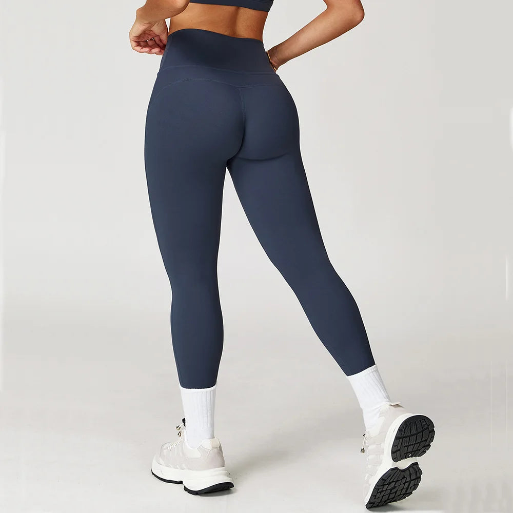 High-Waist Breathable Fitness Leggings – Multi Colors