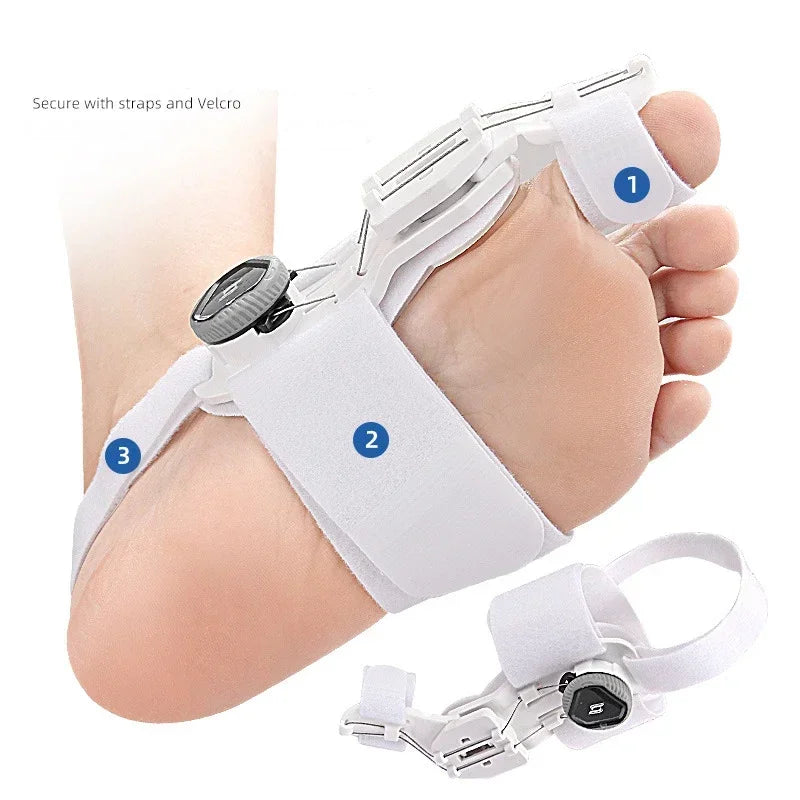 Adjustable Bunion Corrector Brace – Toe Separator and Hallux Valgus Straightener