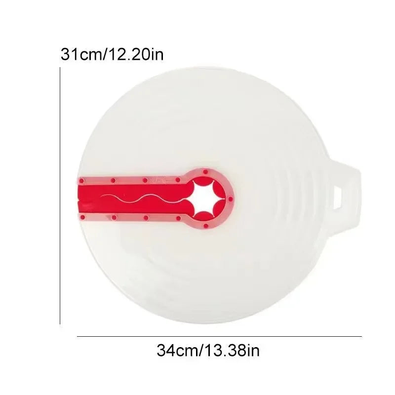 Anti-Splash Silicone Mixing Bowl Cover with Mixer Slot