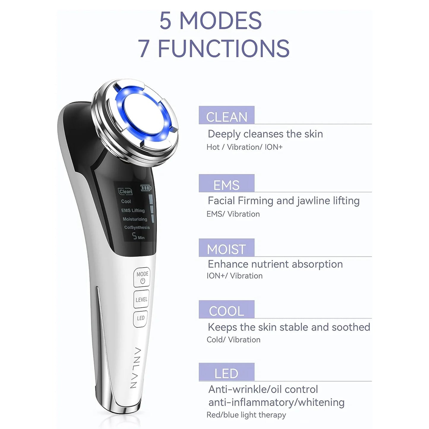 RadiantLift EMS Face Massager
