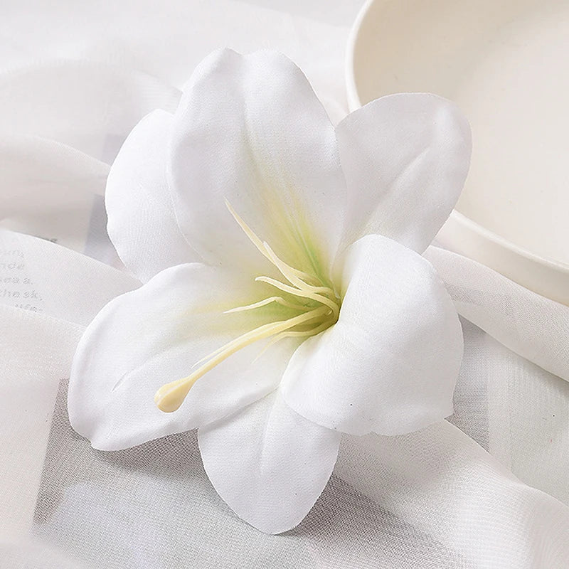 Hawaiian Flower Hair Clip – Plumeria/Hibiscus Summer Hair Accessory