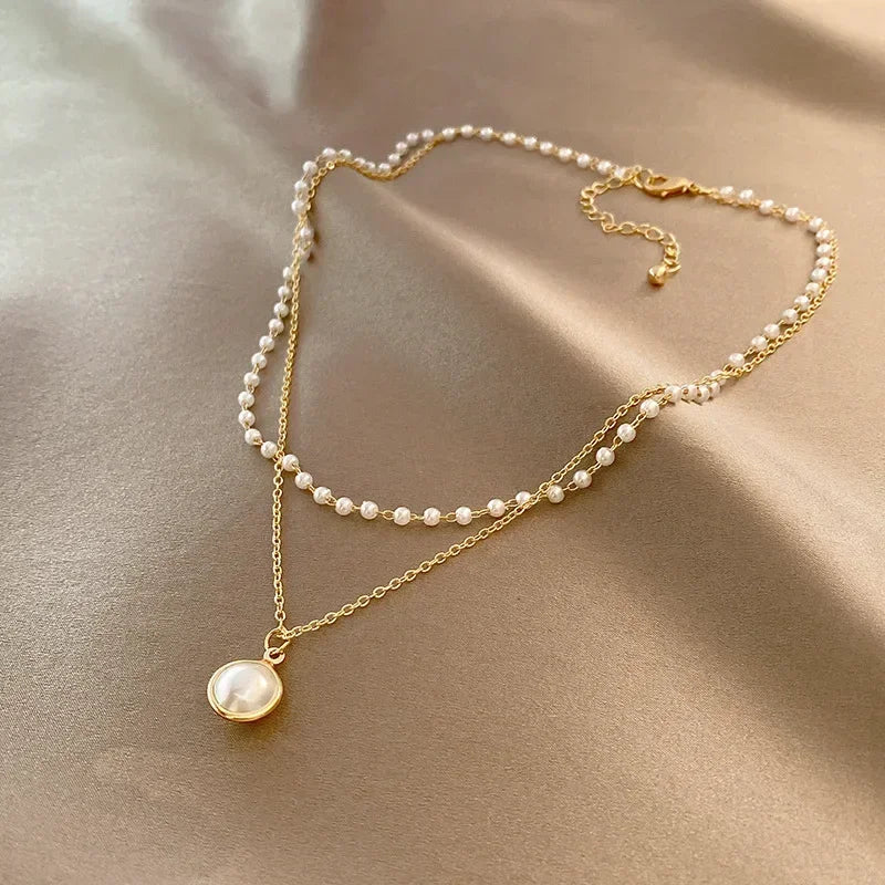 Layered Choker Necklace Set – Multiple Styles