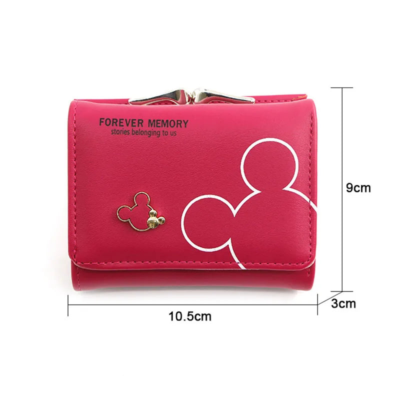 Mickey Mini Wallet – Stylish Women’s PU Leather Coin & Card Purse
