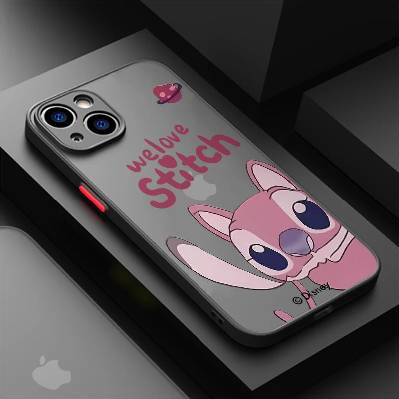 Stitch Couple Cartoon Case – Cute & Unique Design
