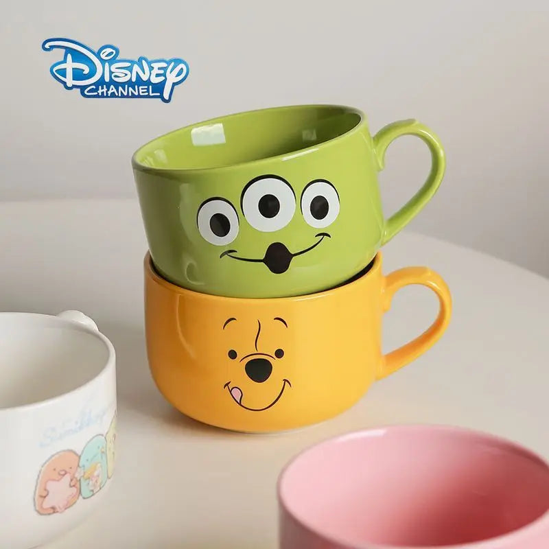 Cute Character Ceramic Mug – Colorful Fun Coffee & Milk Cup