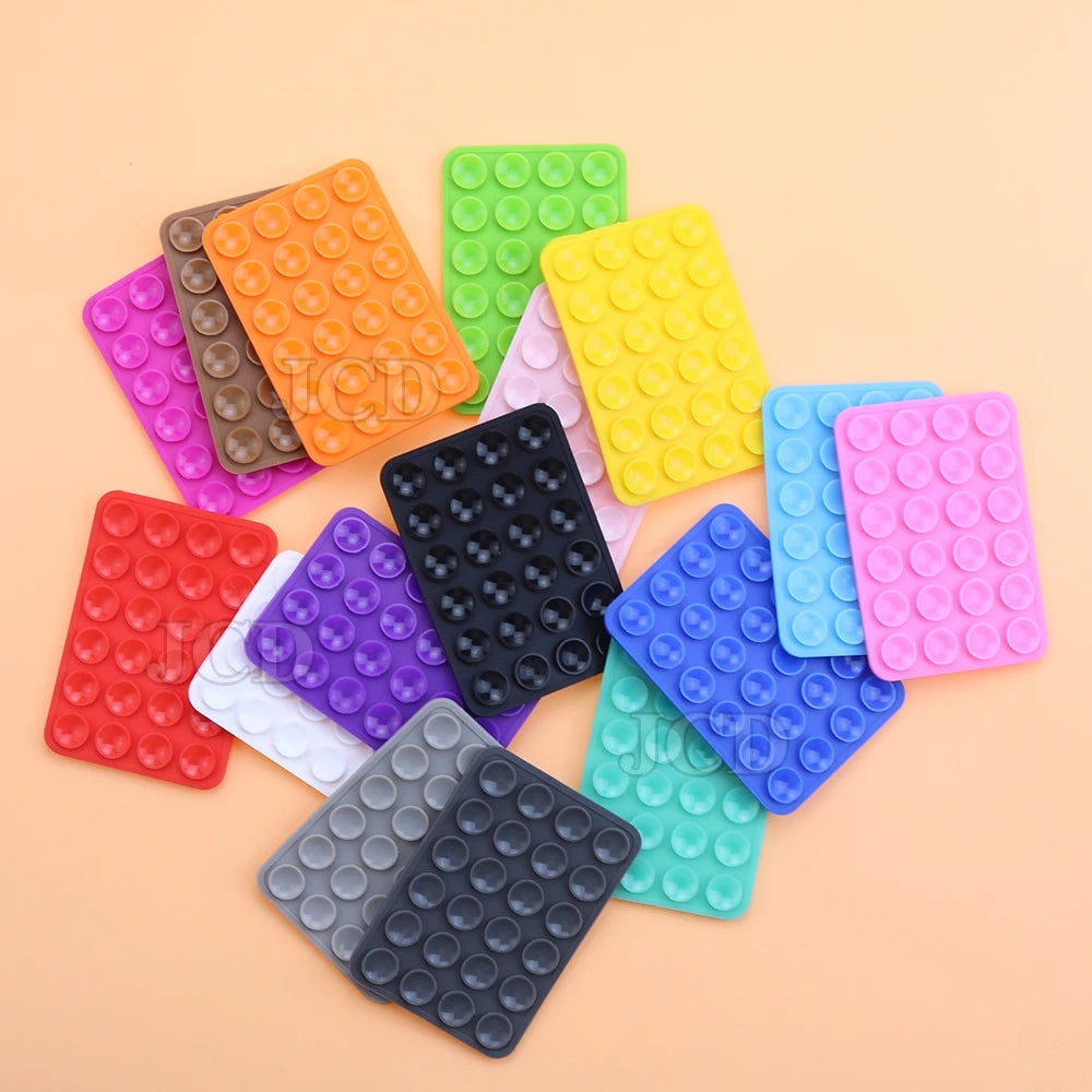 Double-Sided Silicone Phone Grip Pad – Universal Anti-Slip Suction Holder