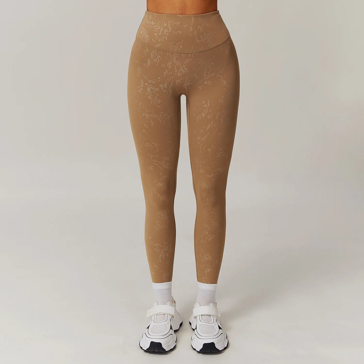 Printed High-Waist Scrunch Butt Leggings