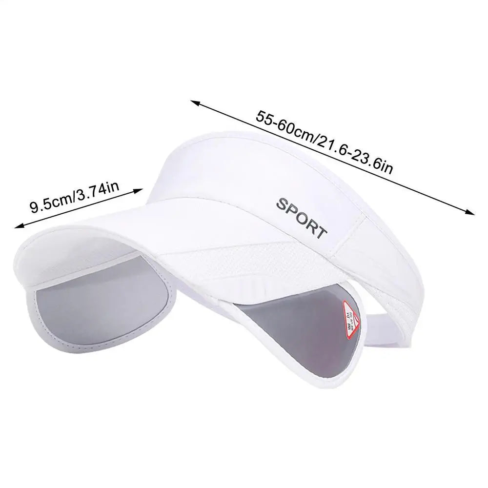 Women's Sport Sun Visor Hat – UV Protection for Running, Golf, Tennis & Outdoor Activities