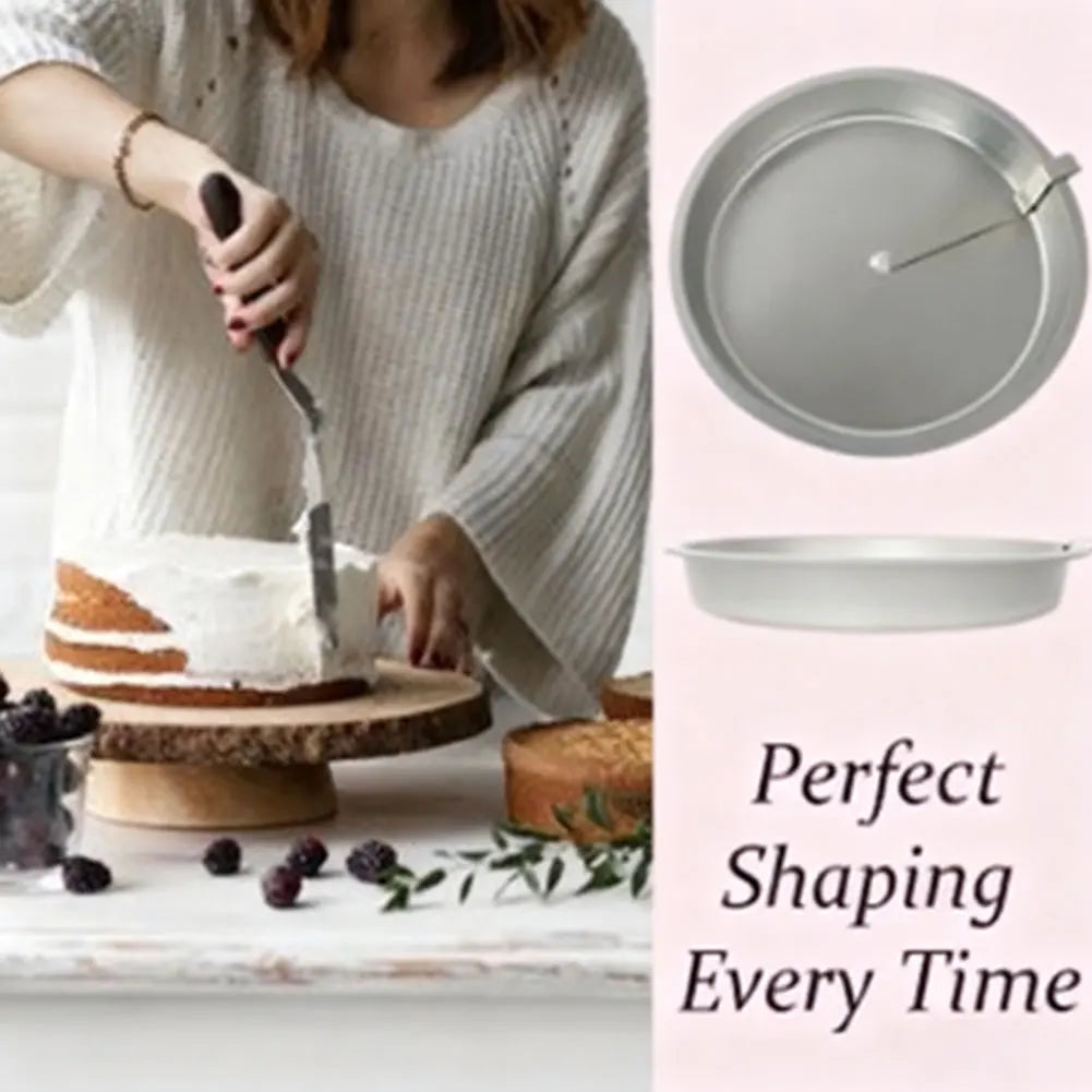 Round Aluminum Cake Pan with Removable Base