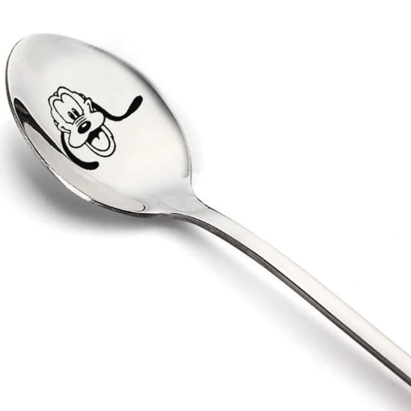 Mickey Mouse Stainless Steel Long Spoon
