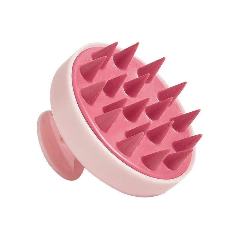Silicone Scalp Massager Shampoo Brush – Hair Washing & Head Scrubber Tool