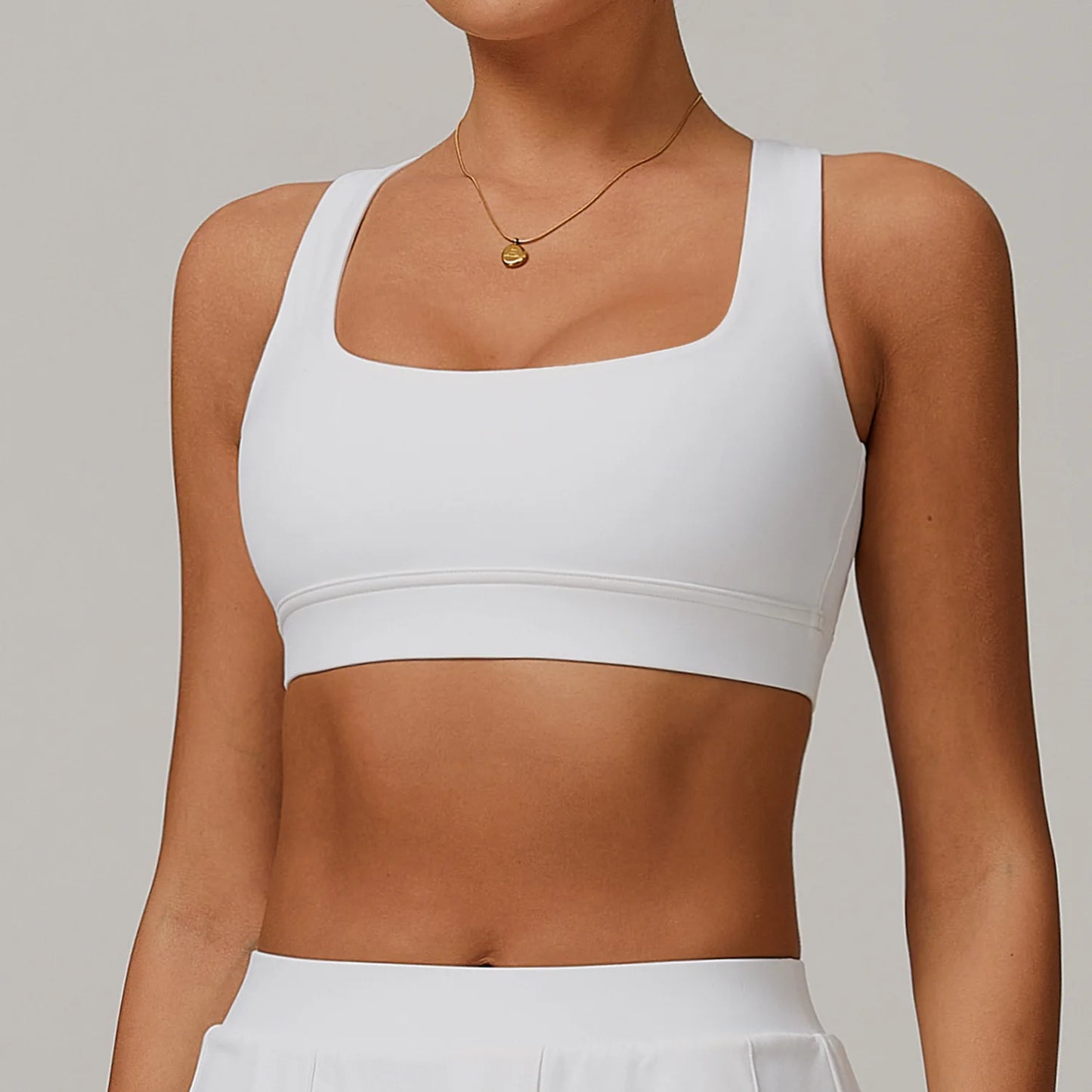 Women’s Cross-Back Sports Bra – High Support Crop Top for Yoga & Fitness (Multi Colors)