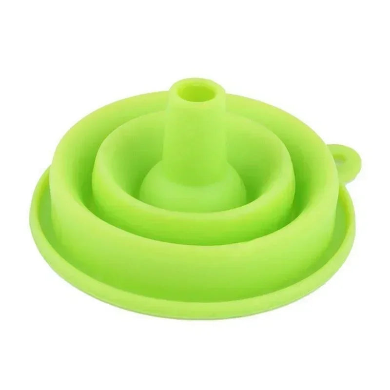 Collapsible Silicone Funnel – Foldable Kitchen Tool