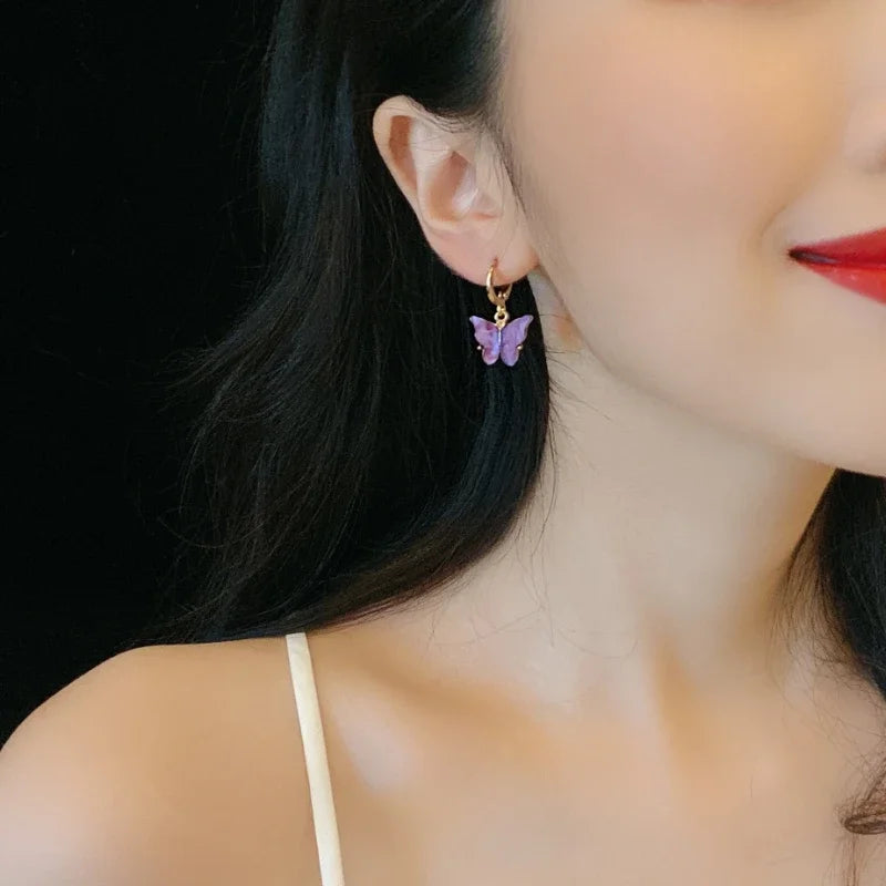 Elegant Butterfly Shell Earrings