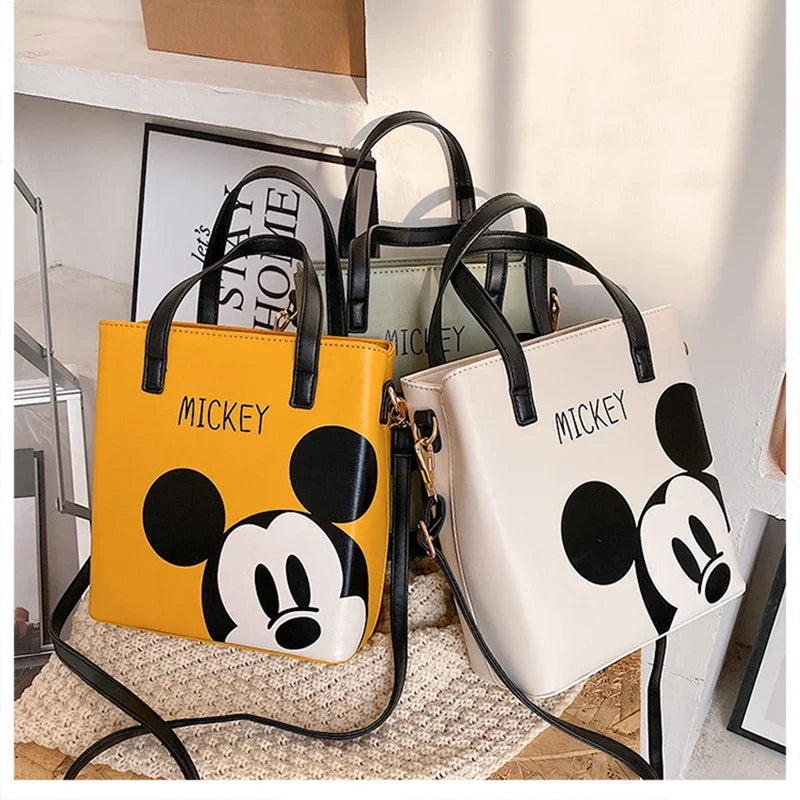 Mickey Mouse Cartoon Handbag – Stylish Shoulder & Crossbody Tote Bag