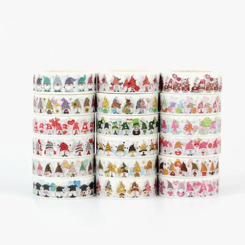 Cute Cartoon Washi Tape – Decorative Adhesive Roll (10M)