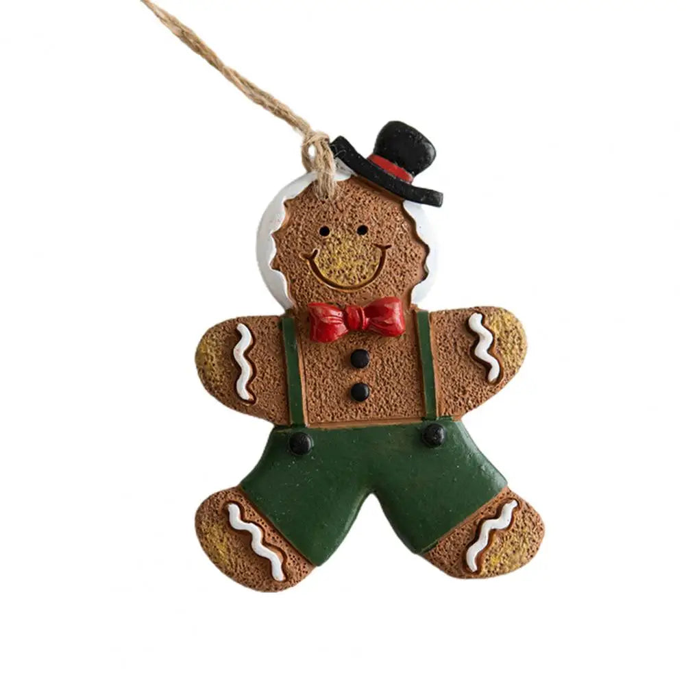 Hanging Gingerbread Christmas Ornament – Cute Holiday Tree Decoration