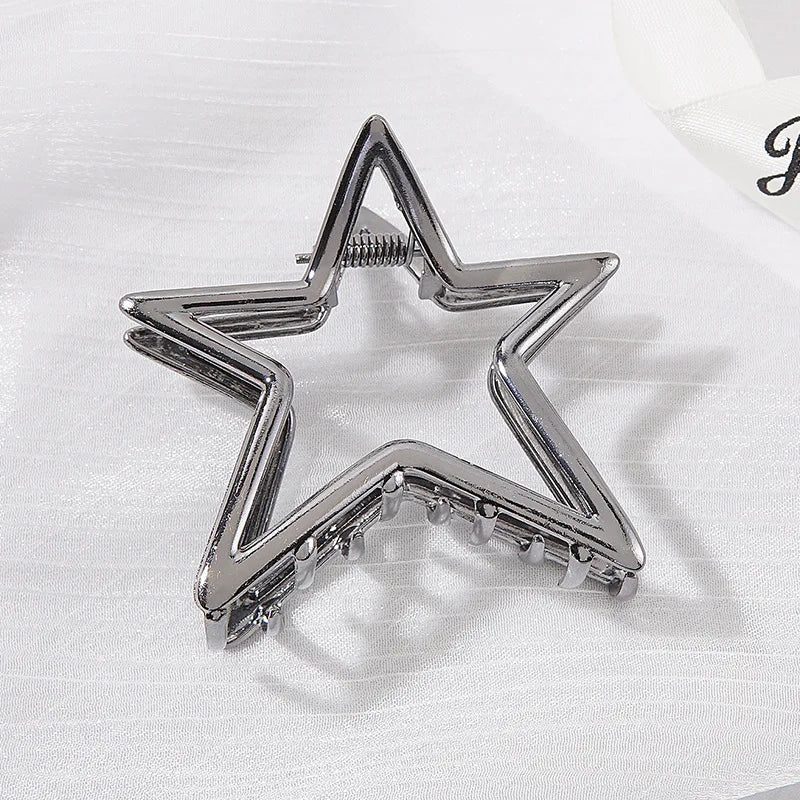 Hollow Star Metal Hair Claw