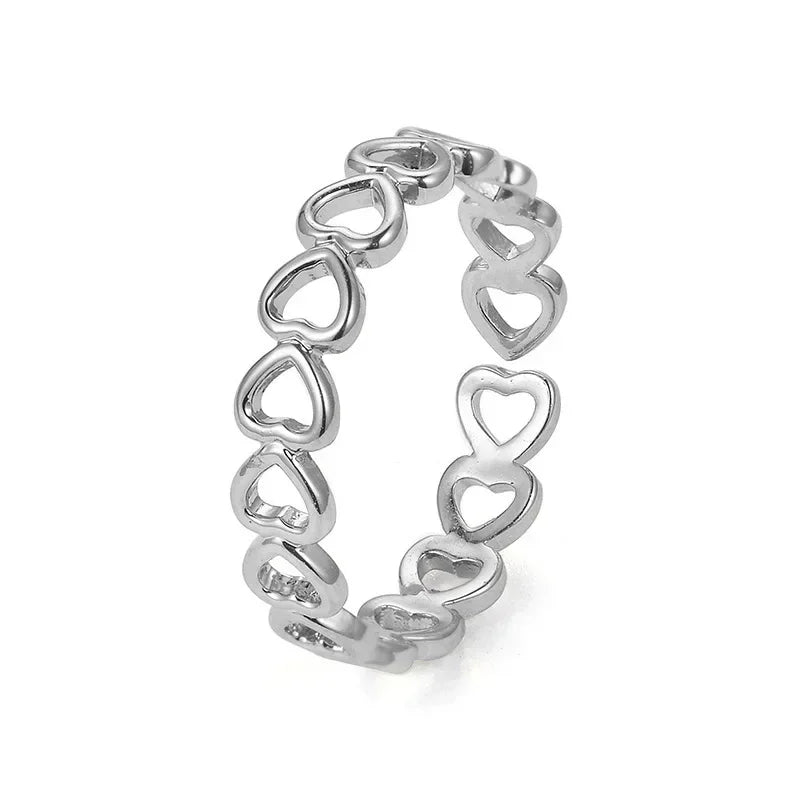 Adjustable Minimalist Wave Rings – Multiple Designs