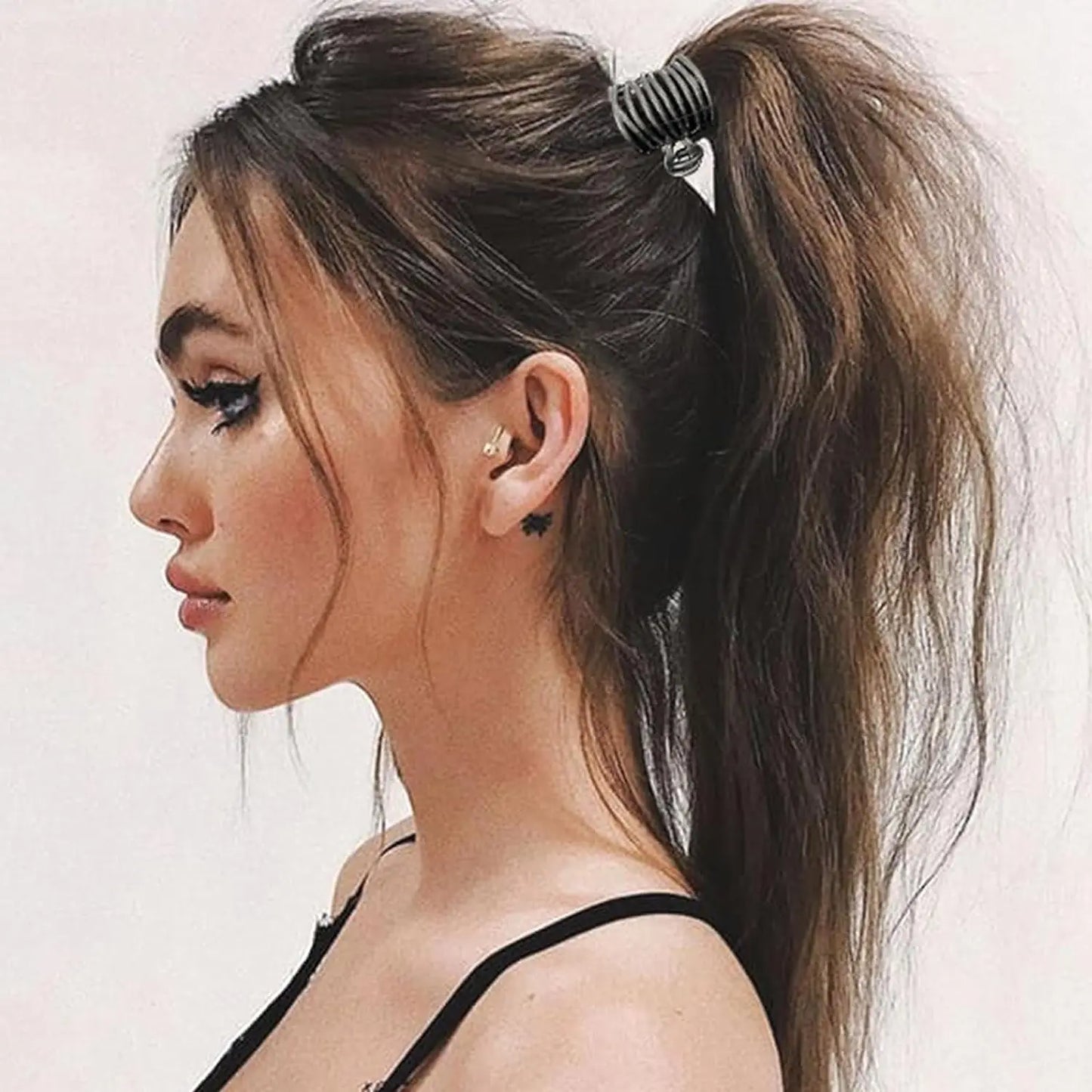 Geometric Hollow Metal Hair Claw Clip