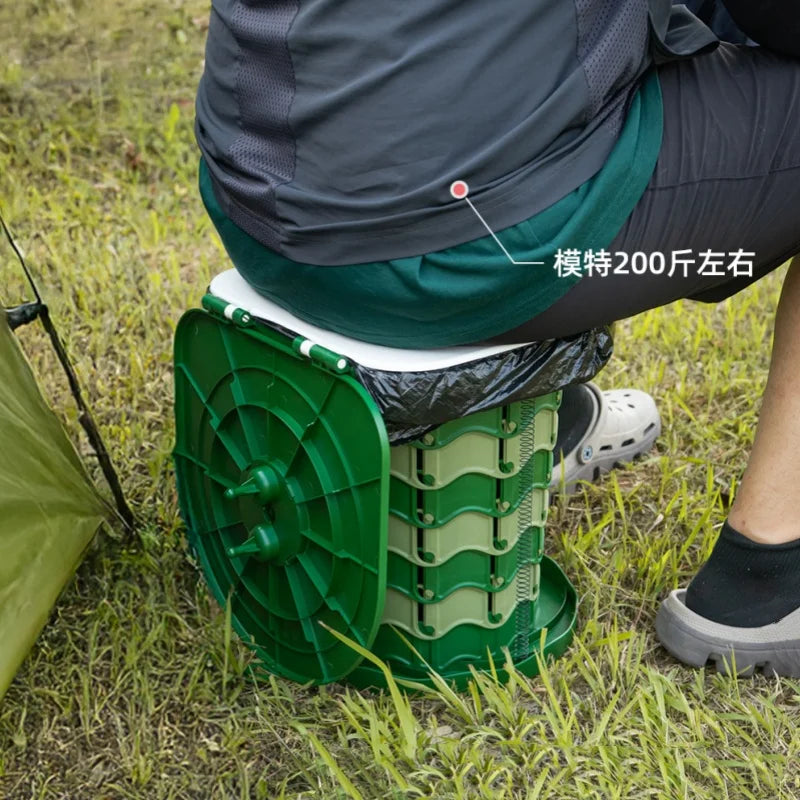 Portable Folding Camping Toilet Seat – Lightweight & Outdoor-Ready