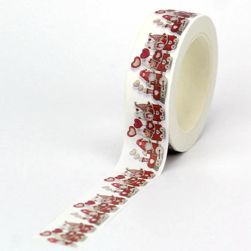 Cute Cartoon Washi Tape – Decorative Adhesive Roll (10M)