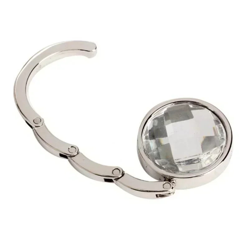 Foldable Crystal Bag Hook for Table