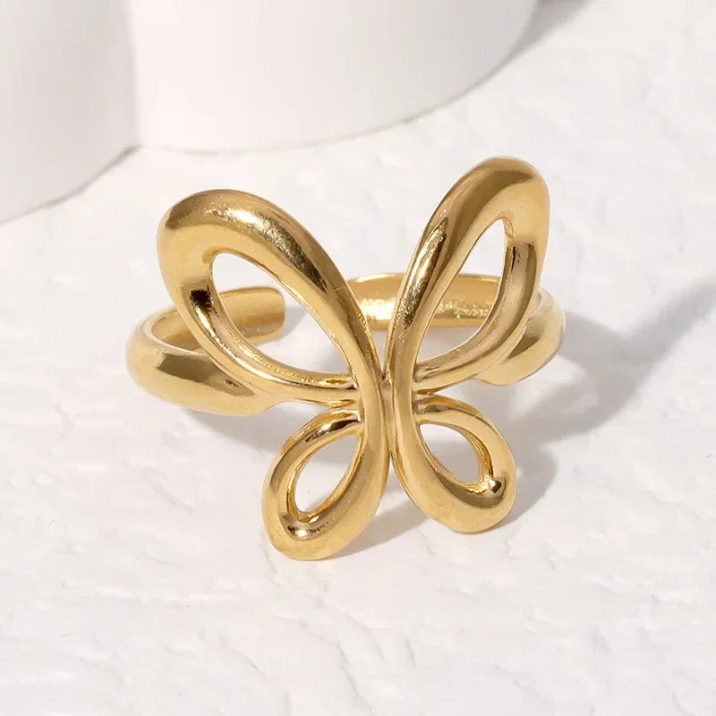 Adjustable Minimalist Wave Rings – Multiple Designs