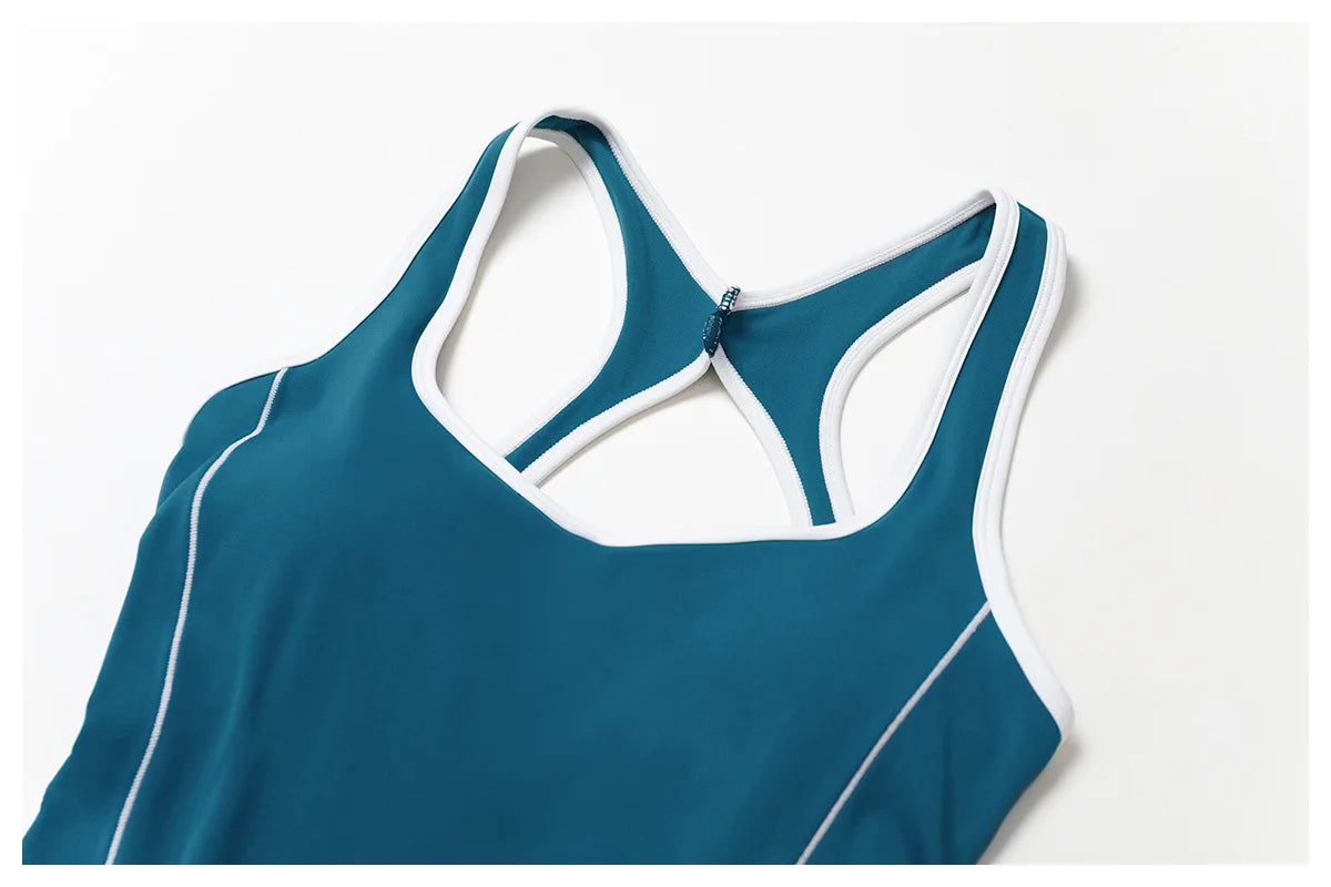 Women's Open-Back Yoga Jumpsuit – One-Piece Stretch Sports Bodysuit (Available in Multiple Colors)