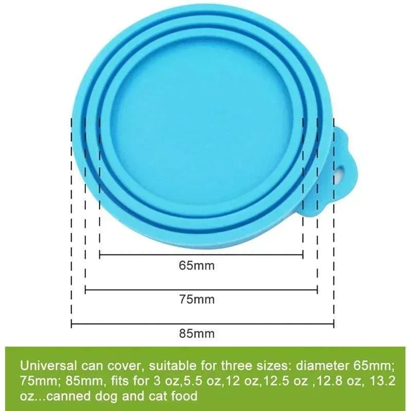 3-in-1 Silicone Pet Food Can Lid