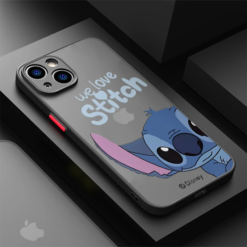 Stitch Couple Cartoon Case – Cute & Unique Design