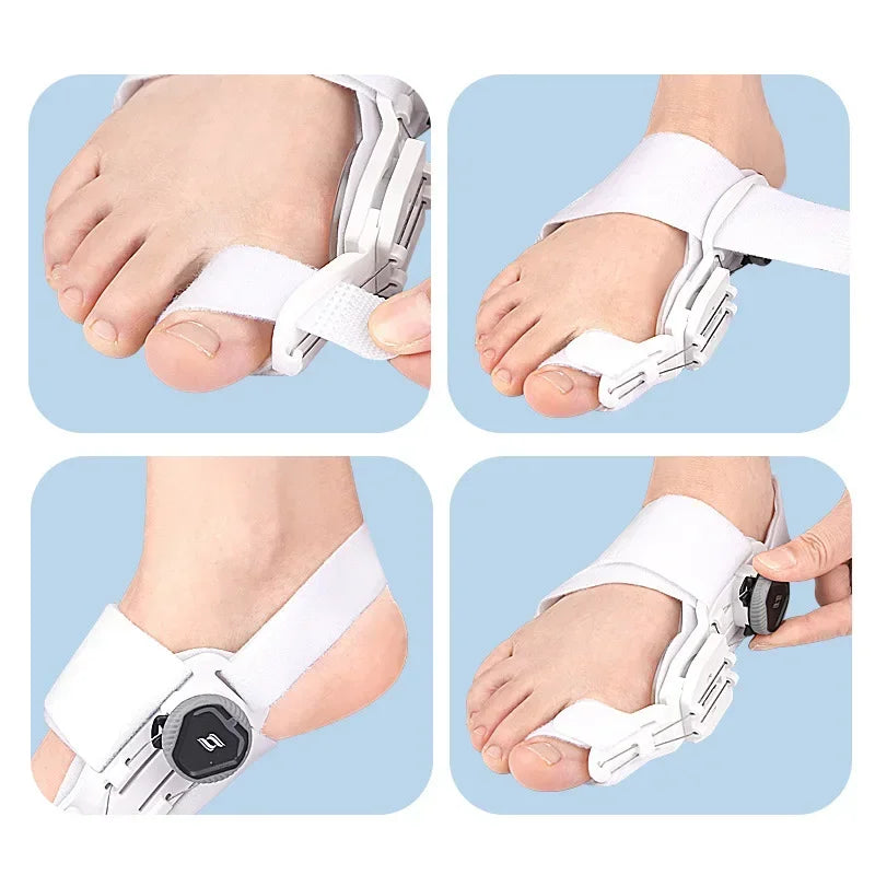 Adjustable Bunion Corrector Brace – Toe Separator and Hallux Valgus Straightener