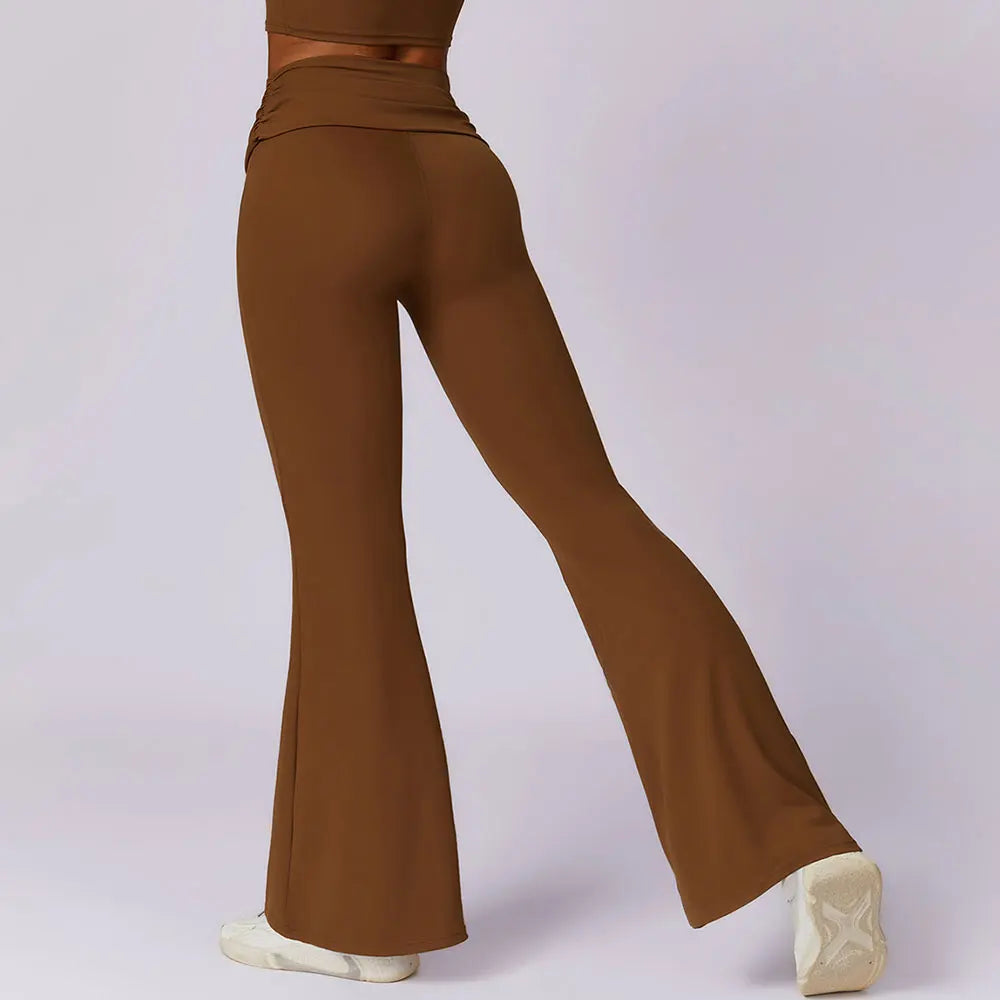 High-Waist Flared Yoga & Dance Pants for Women