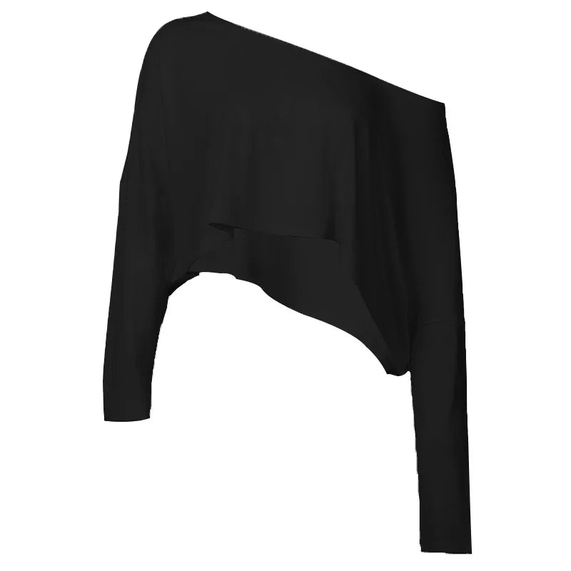 Off-Shoulder Casual Loose T-Shirt